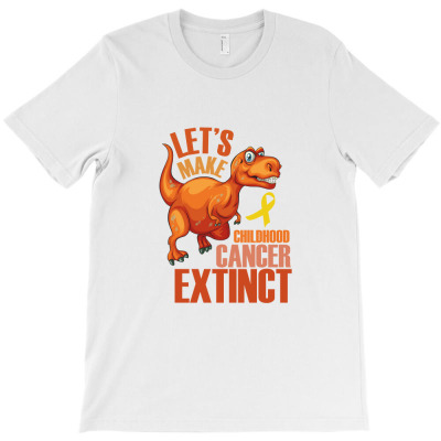 Let's Make Childhood Cancer Extinct T-shirt Designed By Wizarts