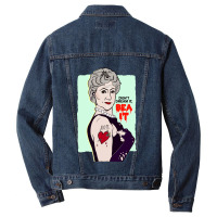 Graphic Picture Wonderland Day Gift Men Denim Jacket | Artistshot