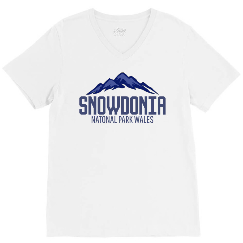 Snowdonia National Park Wales V-Neck Tee by Mora Calist | Artistshot