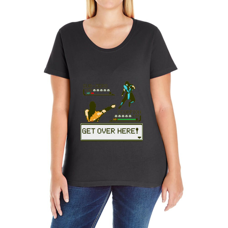 Get Over Here Ladies Curvy T-Shirt by baruklambi | Artistshot