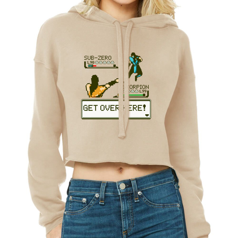 Get Over Here Cropped Hoodie by baruklambi | Artistshot