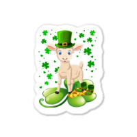 Sheep Irish Shamrock Funny St Patricks Day Lover Gift 163 Sticker | Artistshot