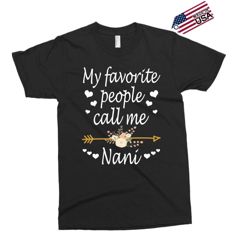 Womens My Favorite People Call Me Nani Mothers Day Gift Vneck Exclusive T-shirt by LoriMccarty89 | Artistshot