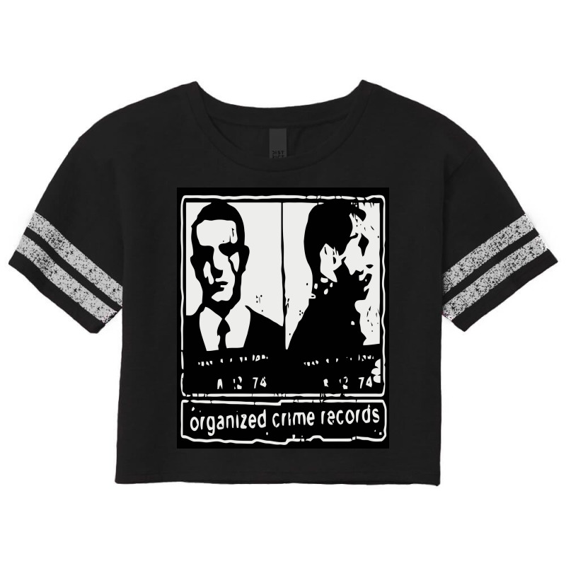 Organized Crime Record Scorecard Crop Tee by redQuinn | Artistshot