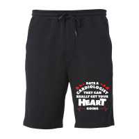 Date A Cardiologist They Can Really Get Your Heart Going Fleece Short | Artistshot