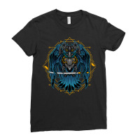 Mecha Owl Ladies Fitted T-shirt | Artistshot