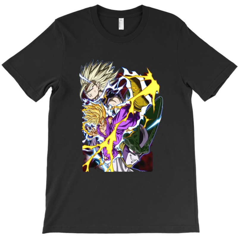 Gohan Vs Cell T-Shirt by micjegreray | Artistshot