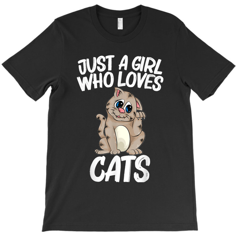 Cute Cat Gift For Girls Women Feline Cat Kitten Animal Lover T-shirt | Artistshot