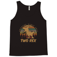 Kids 2nd Birthday Two Rex Gift Second Dinosaur Tank Top | Artistshot