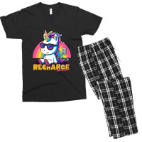 Recharge The Magical Men's T-shirt Pajama Set | Artistshot