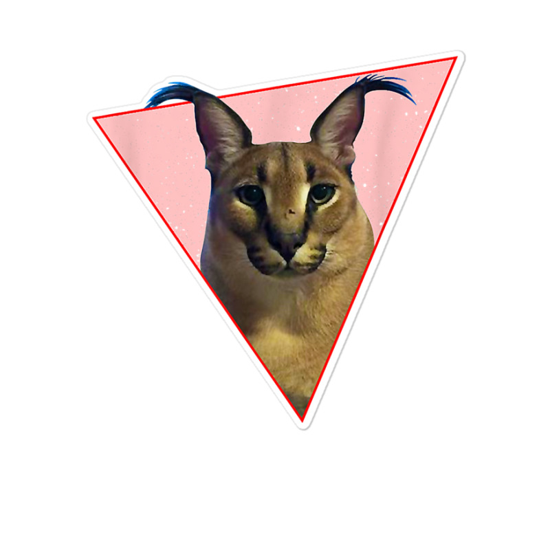 Big Floppa Meme Cat' Sticker