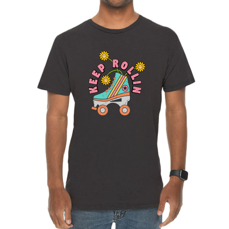 Retro Roller Skates   70's 80's Vintage Vintage T-Shirt by micjegreray | Artistshot