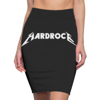 Hard Rock Essential T Shirt Pencil Skirts | Artistshot