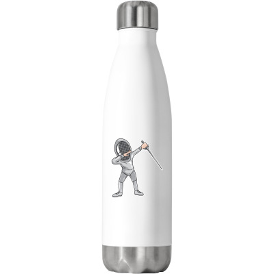 Anime Fencing Girl Water Bottle - Personalized Fencer's Gift