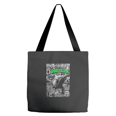 Godzilla Tote Bags Designed By Tee Shop