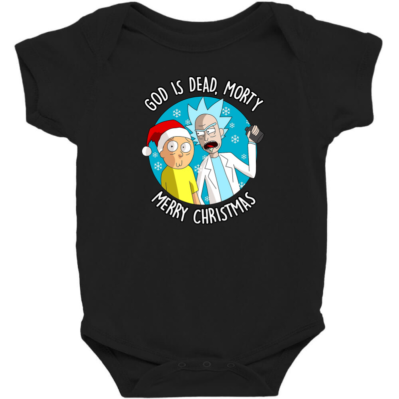 God Is Dead Merry Christmas Baby Bodysuit | Artistshot