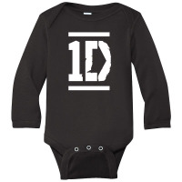 One Direction 1 Long Sleeve Baby Bodysuit | Artistshot