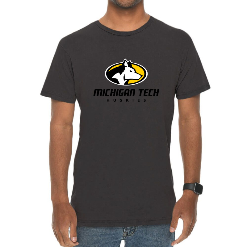 The Michigan Tech Athletics Vintage T-Shirt by eric dier | Artistshot