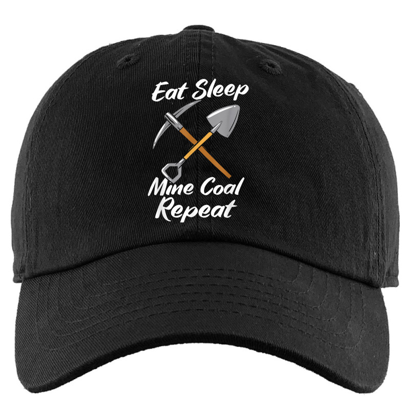 Coal Miner Eat Sleep Mine Coal Repeat T Shirt Kids Cap by bendlelobeltzoer | Artistshot