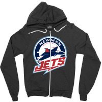 The Newman Jets Primary Zipper Hoodie | Artistshot