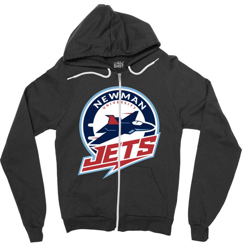 The Newman Jets Primary Zipper Hoodie by eric dier | Artistshot