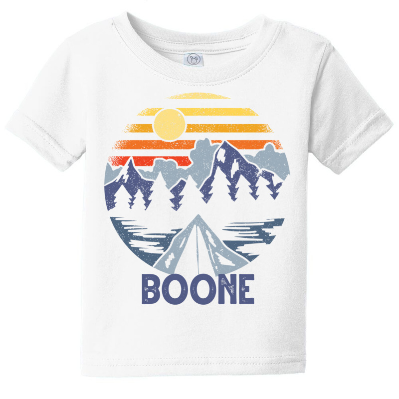 Boone, North Carolina Blue Ridge Mountains Camping Long Sleeve T Shirt Baby Tee by KaseeDheera | Artistshot