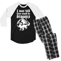 Dragons   Fantasy Renaissance Festival Costume T Shirt Men's 3/4 Sleeve Pajama Set | Artistshot