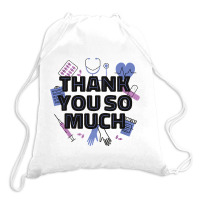 World Health Day Mental Health Awareness Thank You Nurses T Shirt Drawstring Bags | Artistshot