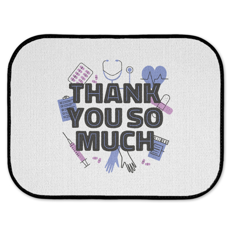 World Health Day Mental Health Awareness Thank You Nurses T Shirt Rear Car Mat by LoriMccarty89 | Artistshot