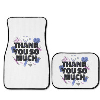 World Health Day Mental Health Awareness Thank You Nurses T Shirt Full Set Car Mats | Artistshot