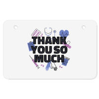 World Health Day Mental Health Awareness Thank You Nurses T Shirt Atv License Plate | Artistshot