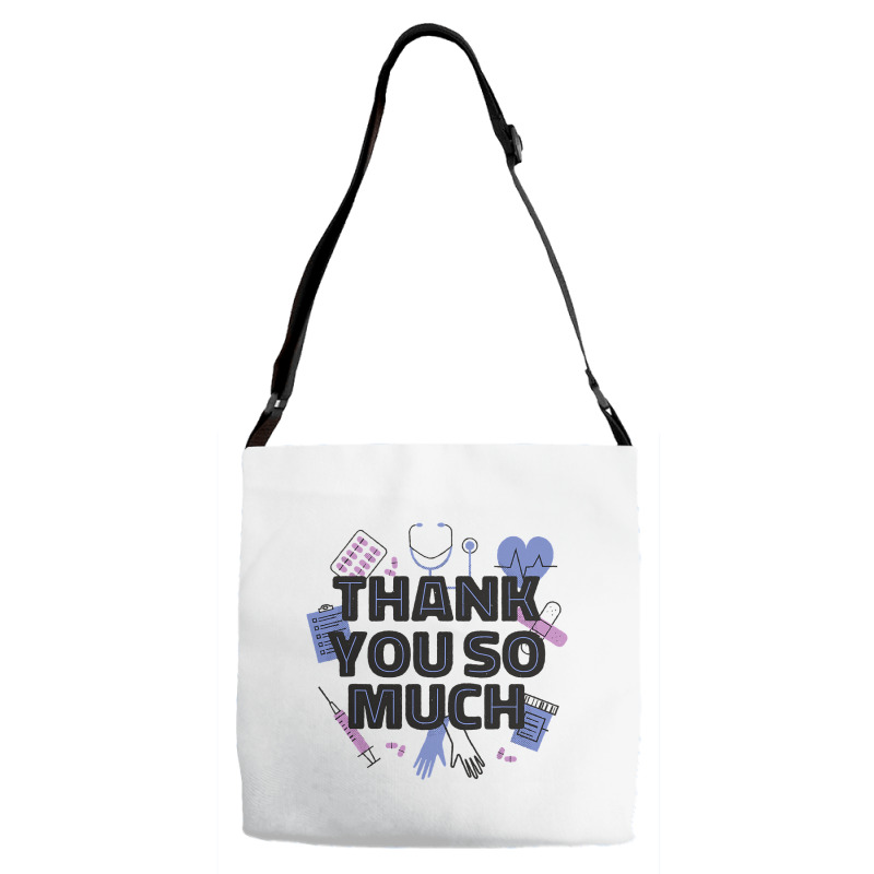 World Health Day Mental Health Awareness Thank You Nurses T Shirt Adjustable Strap Totes by LoriMccarty89 | Artistshot