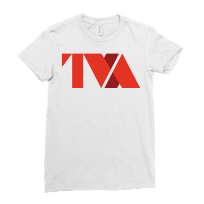 Tva Logo Ladies Fitted T-shirt Designed By Alonedark