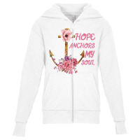 Hope Anchors My Soul Youth Zipper Hoodie | Artistshot