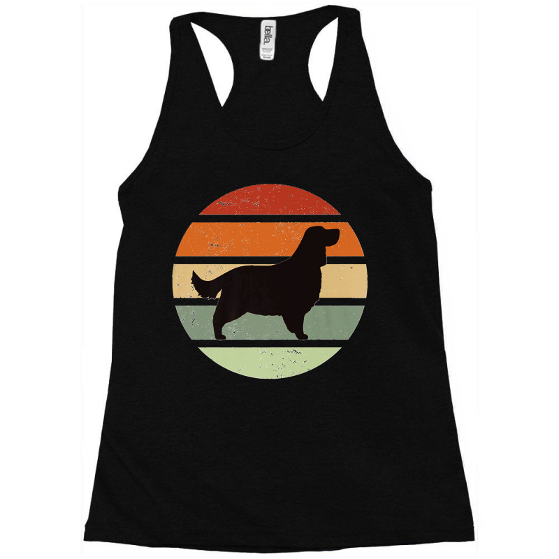 English Springer Spaniel Dog Retro Premium Racerback Tank | Artistshot