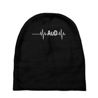 Audiologist Aud Heartbeat Doctor Of Audiology T Shirt Baby Beanies | Artistshot