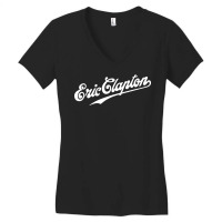 Eric Clapton Logo Women's V-neck T-shirt | Artistshot