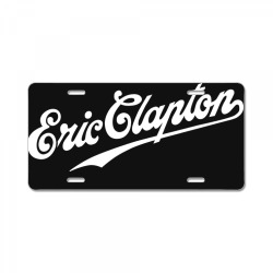eric clapton logo License Plate | Artistshot