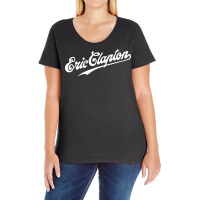 Eric Clapton Logo Ladies Curvy T-shirt | Artistshot