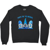 Gnome For The Holidays Hanukkah Jewish Christmas Cute Gnome Crewneck Sweatshirt | Artistshot