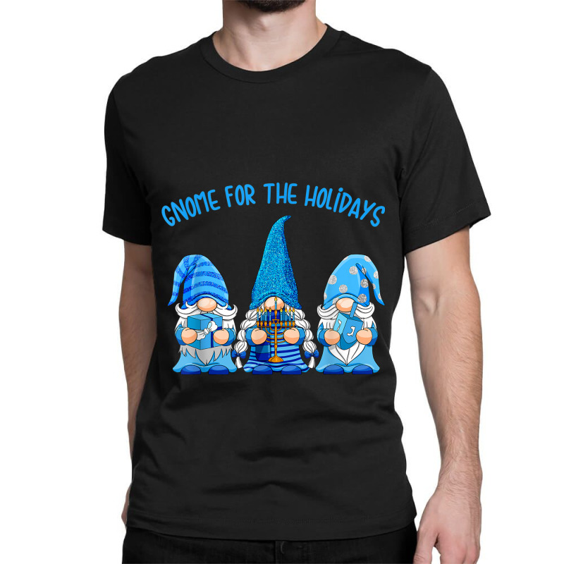 Gnome For The Holidays Hanukkah Jewish Christmas Cute Gnome Classic T-shirt | Artistshot