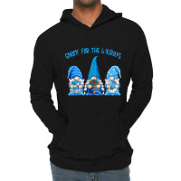 Gnome For The Holidays Hanukkah Jewish Christmas Cute Gnome Lightweight Hoodie | Artistshot