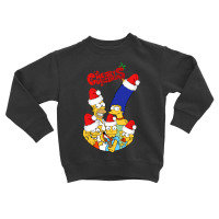 The Simpsons Funny Family - Merry Christmas - Happy Xmas Toddler Sweatshirt | Artistshot