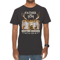 Father And Son Hunting Buddies For Life Gift For Dad Vintage T-shirt | Artistshot