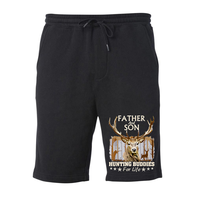 Father And Son Hunting Buddies For Life Gift For Dad Fleece Short | Artistshot