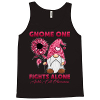 Gnome One Fight Alone Burgundy Ribbon Sickle Cell Awareness Tank Top | Artistshot