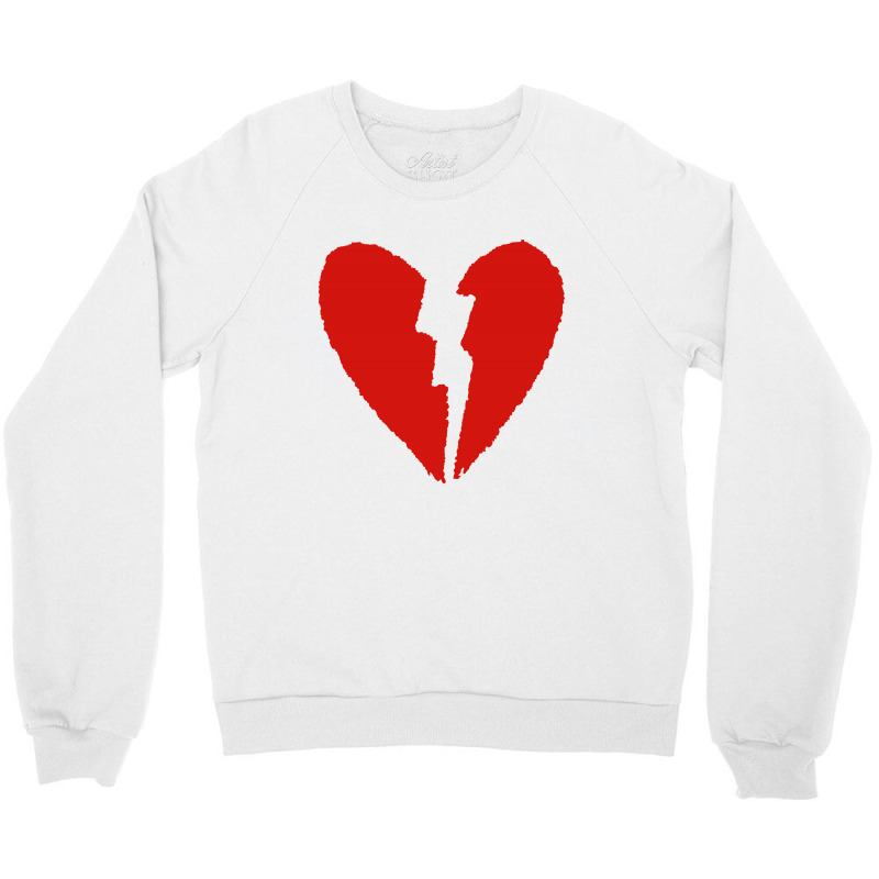 Custom Broken Heart Crewneck Sweatshirt 