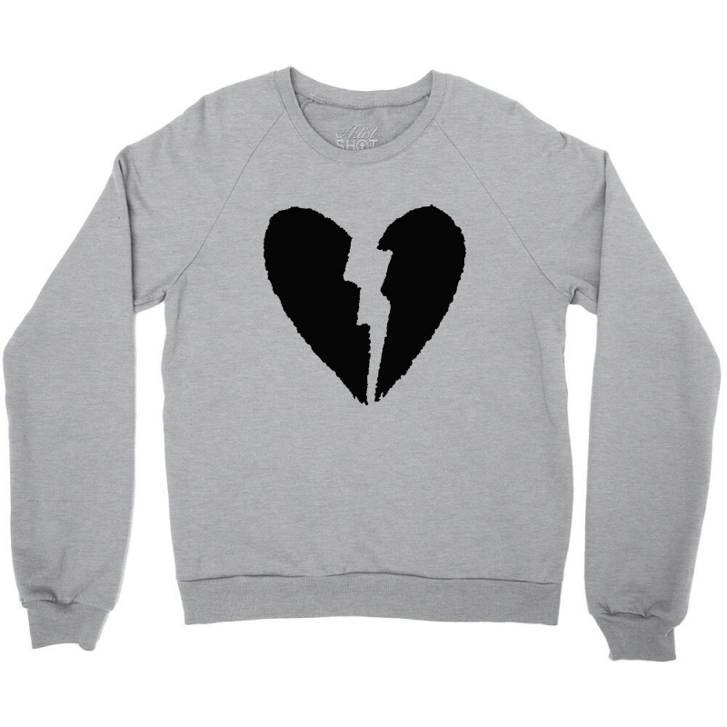 Broken Heart Crewneck Sweatshirt by BLQS Apparel | Artistshot