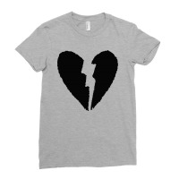 Broken Heart Ladies Fitted T-shirt | Artistshot