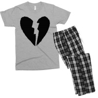 Broken Heart Men's T-shirt Pajama Set | Artistshot